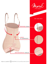 Load image into Gallery viewer, Fajas MariaE 9632 | Post Surgery Postpartum Boyshort Shapewear for Women | Strapless &amp; Butt Lifting
