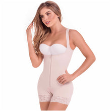 Cargar imagen en el visor de la galería, Fajas MariaE 9831 | Postpartum Butt Lifting Body Shaper for Daily Use | Open Bust with Front Zipper
