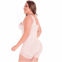 Cargar imagen en el visor de la galería, Fajas MariaE 9831 | Postpartum Butt Lifting Body Shaper for Daily Use | Open Bust with Front Zipper
