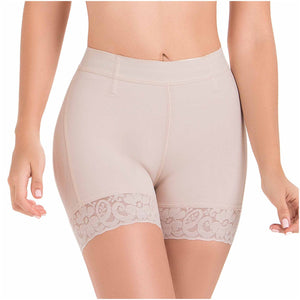 Fajas MariaE FU101 | High-Waisted Tummy Control Shorts for Women