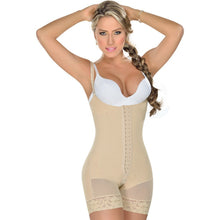 Cargar imagen en el visor de la galería, Fajas MYD 0069 Mid Thigh Strapless Body Shaper for Women / Powernet
