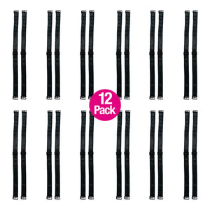 Fajas MYD 01250 Removable and Adjustable Wide Bra Straps - 12 Pack