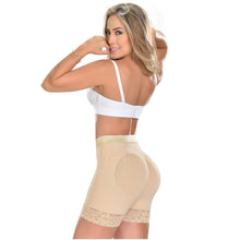 Load image into Gallery viewer, Fajas MYD 0322 Women&#39;s Thigh Slimmer High Waist Shapewear Shorts / Powernet
