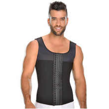 Cargar imagen en el visor de la galería, Fajas MYD 0060 Compression Vest Shirt Body Shaper for Men / Powernet
