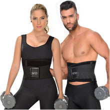 Load image into Gallery viewer, Fajas MYD 0152 Neoprene Waist Trimmer Trainer Workout Gym Belt
