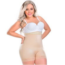 Cargar imagen en el visor de la galería, Fajas MYD 0216 Extra High-Waisted Compression Shorts Body Shaper for Women / Powernet
