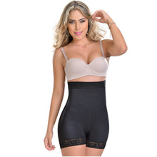 Cargar imagen en el visor de la galería, Fajas MYD 0216 Extra High-Waisted Compression Shorts Body Shaper for Women / Powernet
