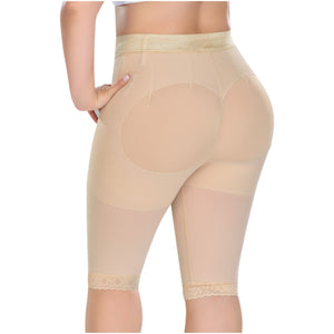 Fajas MYD 0323 High Waist Compression Shorts for Women / Powernet