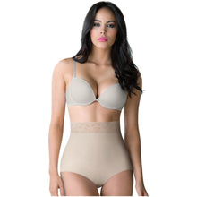 Load image into Gallery viewer, ROMANZA 2036 | Tummy Control High Waisted Panty | Butt Lifter Shapewear
