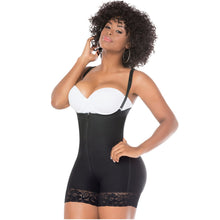 Cargar imagen en el visor de la galería, Fajas Salome 0214 | Mid Thigh Strapless Body Shaper for Dresses | Tummy Control &amp; Butt Lifting Shapewear for Dress
