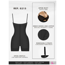 Cargar imagen en el visor de la galería, Fajas Salome 0215 | Postpartum Body Shaper after Pregnancy Girdle | Daily Use Strapless Butt Lifter Shapewear for Dress
