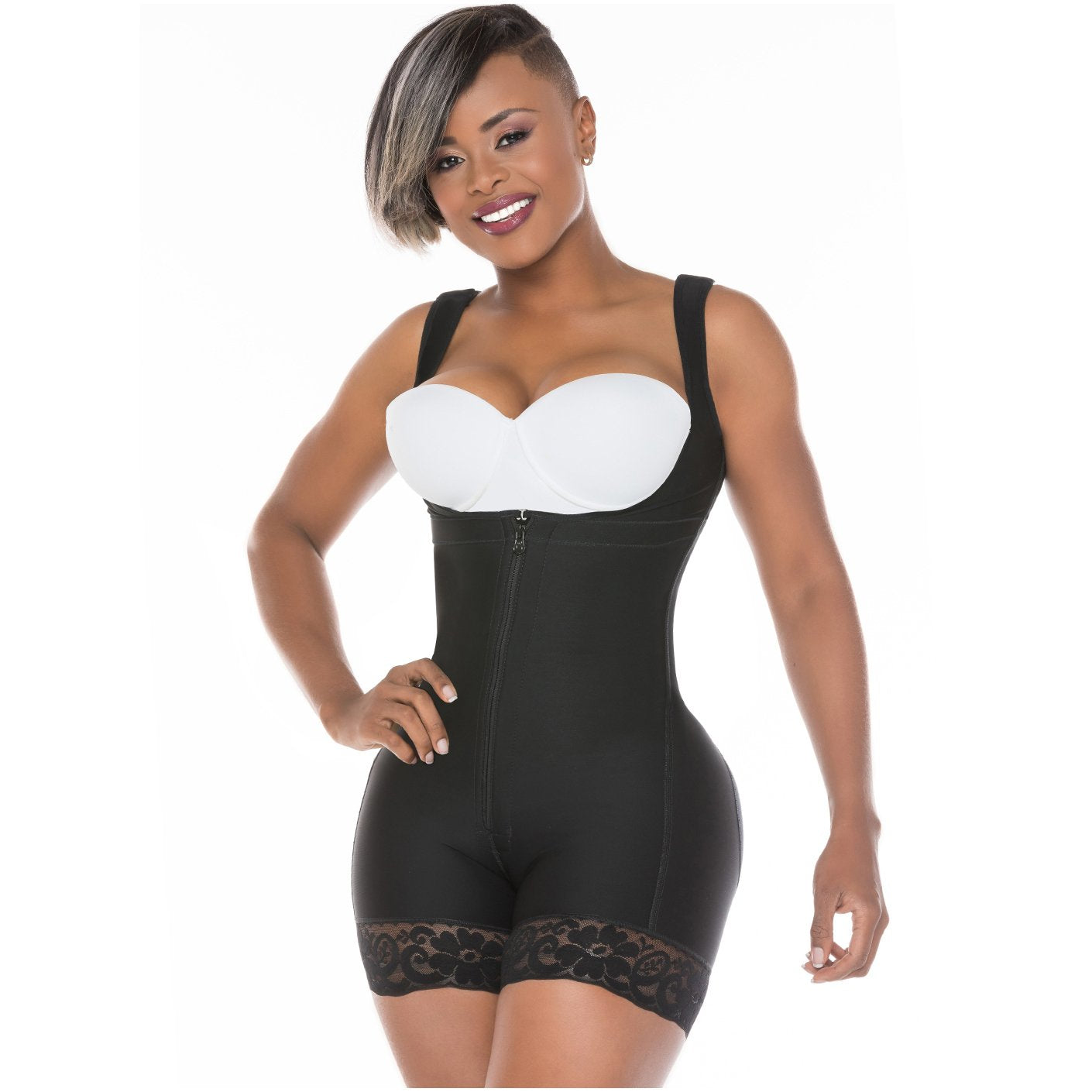 Fajas MariaE 9262 Full Body Body Shaper for Women to the Knee with