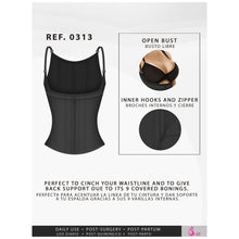 Load image into Gallery viewer, Fajas Salome 0313 | Waist Trainer Vest Tummy Control Compression Garment for Women | Colombian Body Shaper for Daily Use
