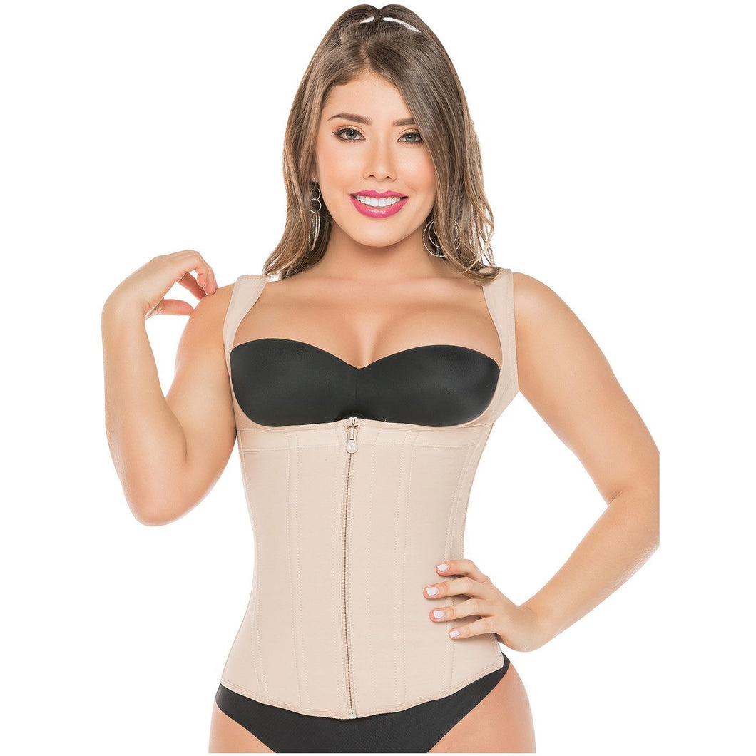 Fajas Salome 0314 | Waist Cincher Trainer Vest Shapewear for Women / Powernet