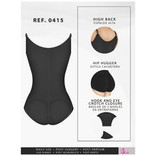 Cargar imagen en el visor de la galería, Fajas Salome 0415 | Butt Lifter Tummy Control Bodysuit | Hipphugger Shorts Shapewear for Women / Powernet
