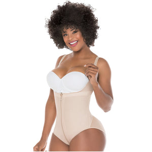 Fajas Salome 0417 | Open Bust Tummy Control Butt Lifter Shapewear for Women | Hiphugger Daily Use Body Shaper | Powernet