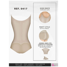Load image into Gallery viewer, Fajas Salome 0417 | Open Bust Tummy Control Butt Lifter Shapewear for Women | Hiphugger Daily Use Body Shaper | Powernet
