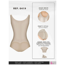 Cargar imagen en el visor de la galería, Fajas Salome 0419 | Butt Lifter Hiphugger Mid Thigh Body Shaper | Open Bust.Tummy Control Shapewear for Women | Powernet
