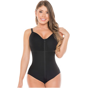 Fajas Salome 0420 | Hiphugger Body Shaper with Bra | Butt Lifter Tummy Control Shapewear for Women | Powernet