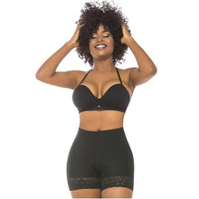 Cargar imagen en el visor de la galería, Fajas Salome 0319 | BBL Compression Shaper Shorts for Women | Tummy Control Butt Lifter Mid Thigh Shapewear Shorts | Powernet
