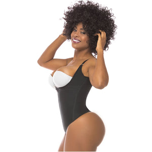 Fajas Salome 0351 | Open Bust Thong Tummy Control Shapewear for Women | Powernet