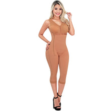 Load image into Gallery viewer, Fajas SONRYSE 010 | Colombian Shapewear Knee Lenght with Built-in bra &amp; High Back | Post Surgery and Postpartum Use
