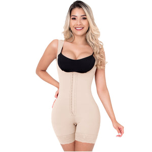 Fajas SONRYSE 211BF | Butt Lifter Colombian Bodysuit Shapewear | Postpartum and Everyday Use