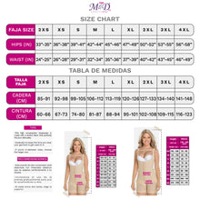 Cargar imagen en el visor de la galería, Fajas MYD 0086 Women&#39;s Strapless Mid Thigh Body Shaper / Powernet
